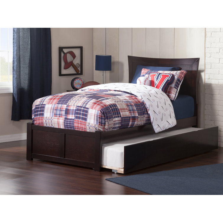 Atlantic furniture madison platform bed with matching foot board with deals twin size urban trundle bed